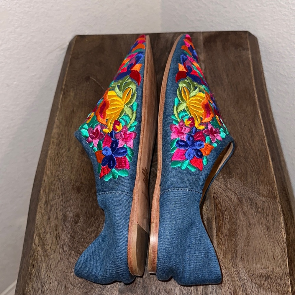Jeffery Campbell Vijay Embroidered Step-Down US 8.5 EUR 39.5 - Picture 15 of 16
